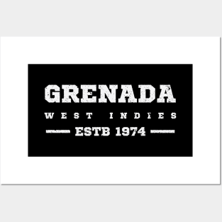 Grenada Estb 1974 West Indies Posters and Art